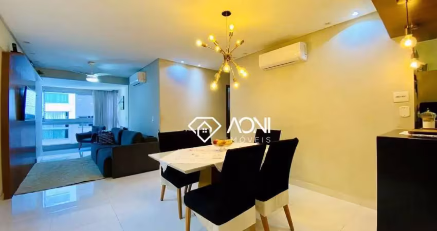 (exclusivo) excelente apartamento, ótima planta com 3 dormitórios à venda, 138 m² por r$ 880.000 - itapoã - vila velha/es