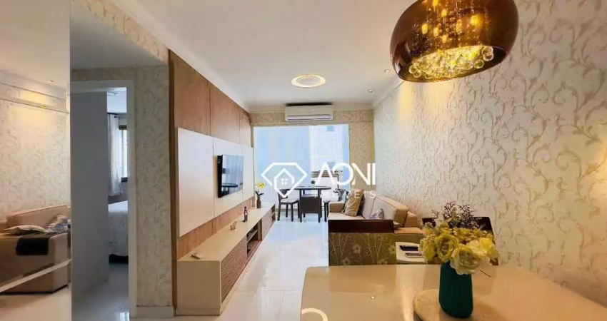 Apartamento com 2 dormitórios à venda, 66 m² por r$ 790.000,00 - itapuã - vila velha/es