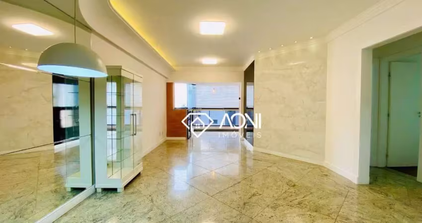 Lindo apartamento nas castanheiras com 3 dormitórios à venda, 140 m² por r$ 1.500.000 - praia da costa - vila velha/es