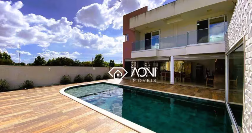 Casa com 6 dormitórios, 500 m² - venda por r$ 5.950.000,00 ou aluguel por r$ 23.078,76/ano - interlagos - vila velha/es