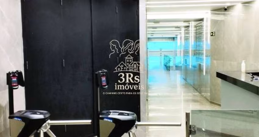 Sala Comercial Mobiliada 75m² com 02 banheiros - Centro de Santos