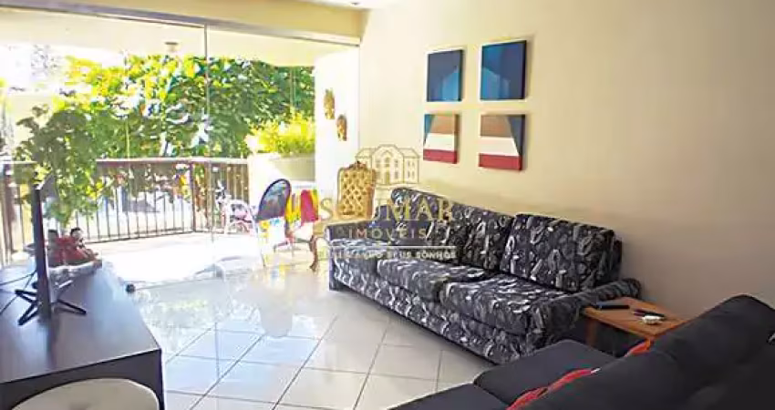 Apartamento mobiliado guarujá - ed. palma de mallorca - enseada