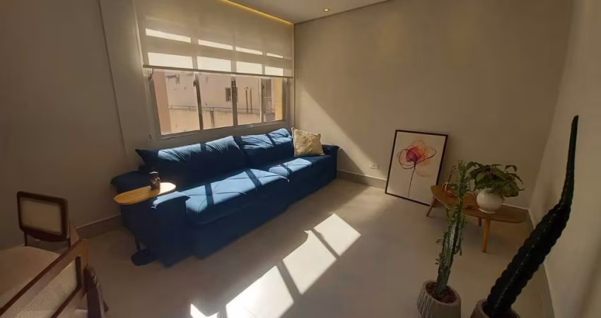 APARTAMENTO COM 115M², 3 QUARTOS (2 SUÍTES),REFORMADO, GONZAGA, SANTOS/SP.