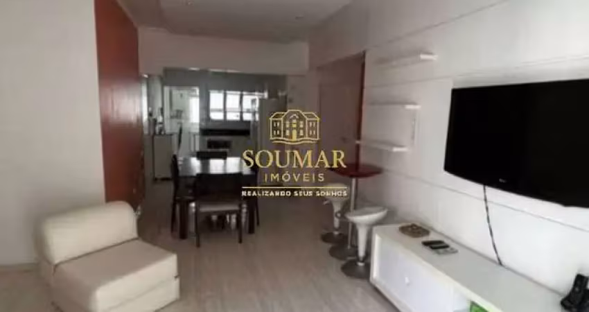 Apartamento para locação 2 dormitórios, 2 banheiros, gonzaga - santos/sp
