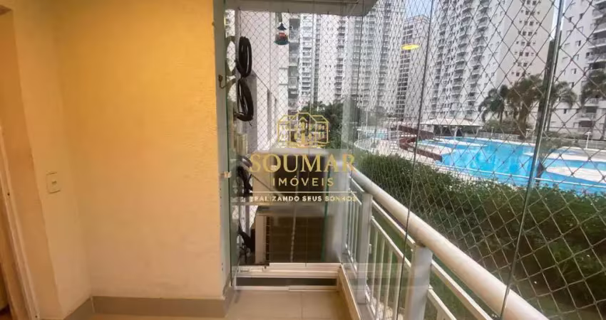 Apartamento com 3 dormitórios à venda condomínio clube– marapé, santos/sp