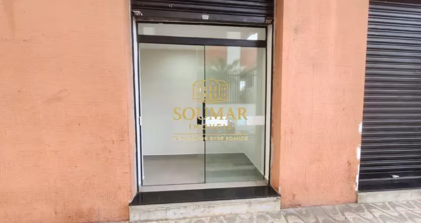 Escritório montado na av. da praia do gonzaga/santos.