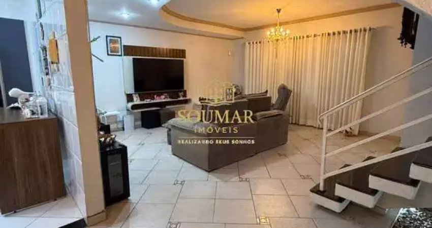 Casa sobrado, 5 dormitórios, 1 suíte, 3 vagas - campo grande - santos/sp
