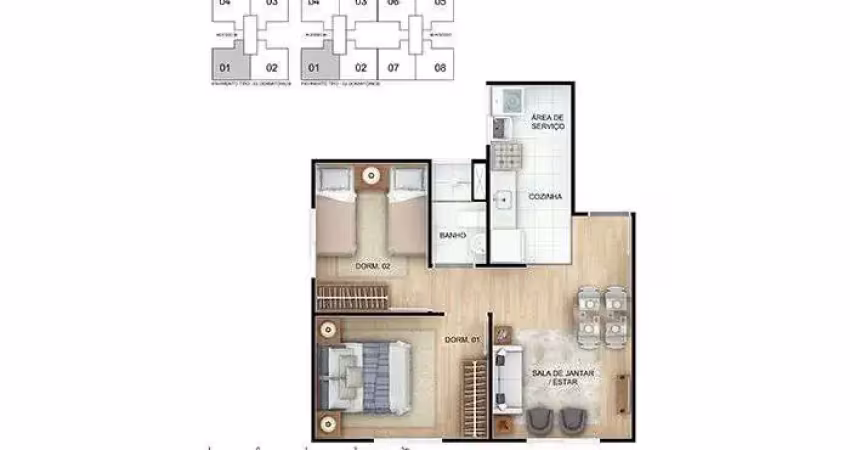 Solar trindade tenda - apartamentos 2 quartos em trindade - são gonçalo rj