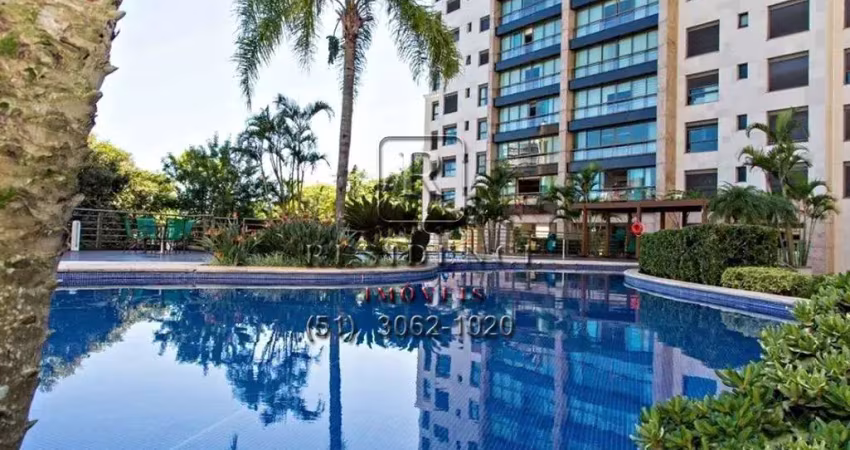 Apartamento de luxo em três figueiras: 3 quartos, 2 suítes, 3 salas, 6 banheiros, 4 vagas - porto alegre-rs.