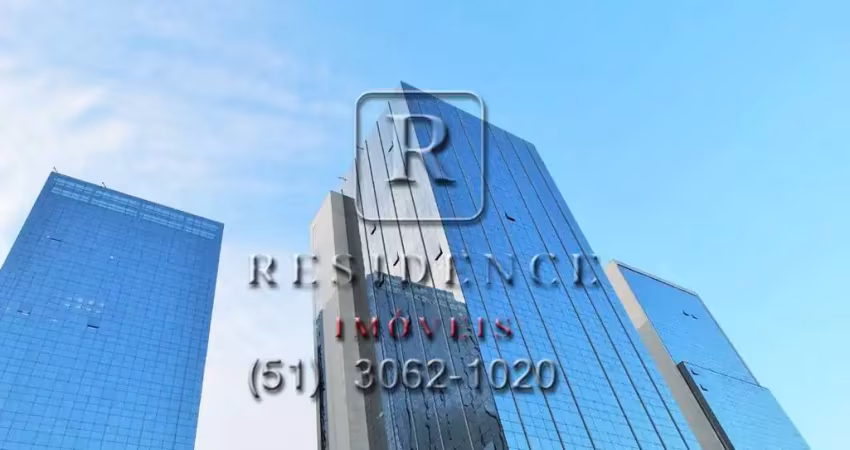 Aluguel de sala comercial de 40m² com vaga de garagem na praia de belas, porto alegre-rs