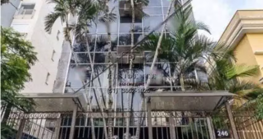 Locação de cobertura de luxo na auxiliadora, porto alegre-rs: 1 quarto, 1 suíte, 1 sala, 2 banheiros, 79m² de área.