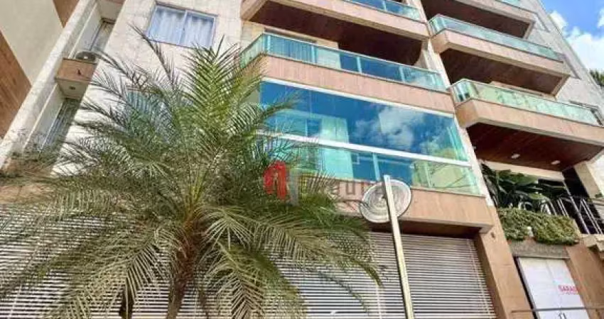 Apartamento com 3 dormitórios para alugar, 149 m² por r$ 2.910,40/mês - centro - juiz de fora/mg