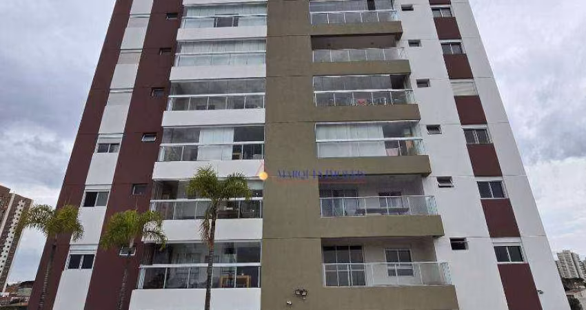 Apartamento com 3 dormitórios para alugar, 103 m² por R$ 6.206,00/mês - Vila Almeida - Indaiatuba/SP