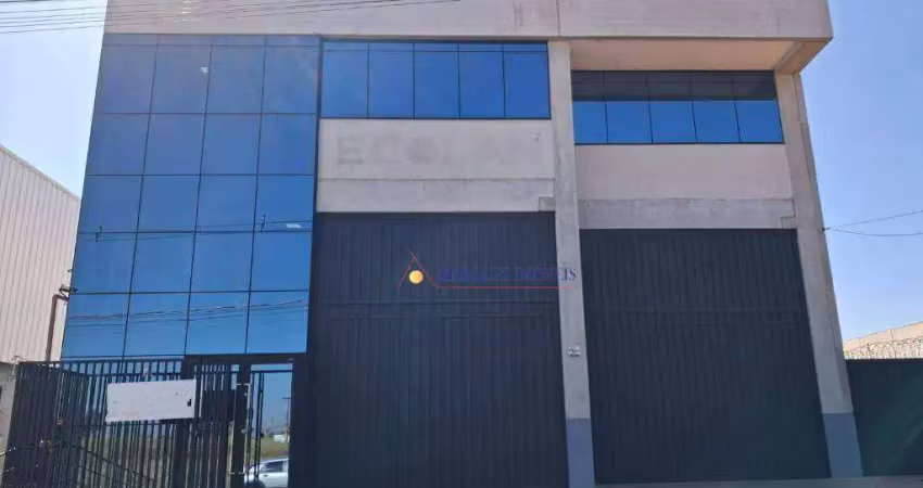 Galpão para alugar, 747 m² por r$ 20.000,00/mês - europark comercial - indaiatuba/sp