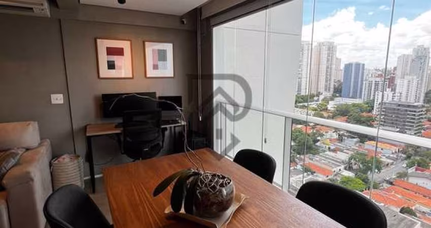 Apartamento Brooklin, pronto para morar andar alto sala ampliada