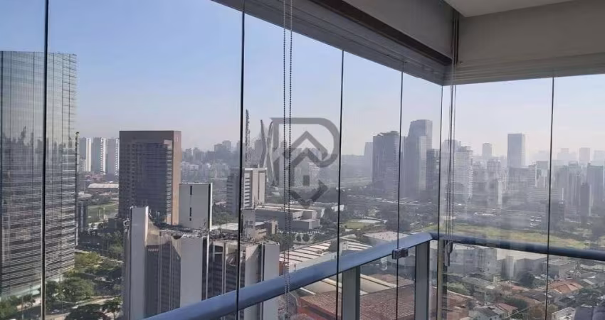 Apartamento brooklin decorado andar alto vista livre
