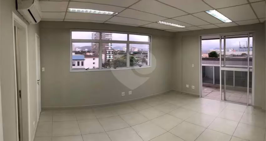 Sala comercial para alugar na Avenida Affonso Penna, Macuco, Santos