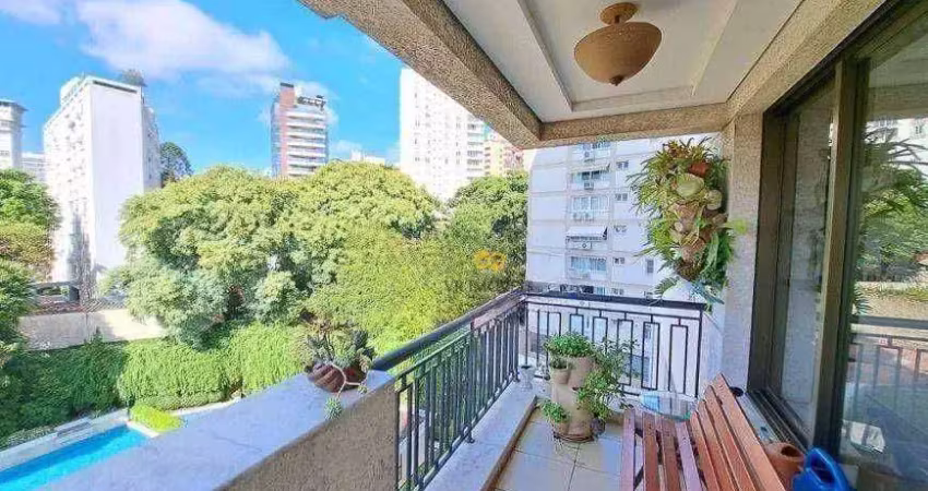 Apartamento com 3 dormitórios à venda, 160 m² por r$ 2.700.000,00 - moinhos de vento - porto alegre/rs
