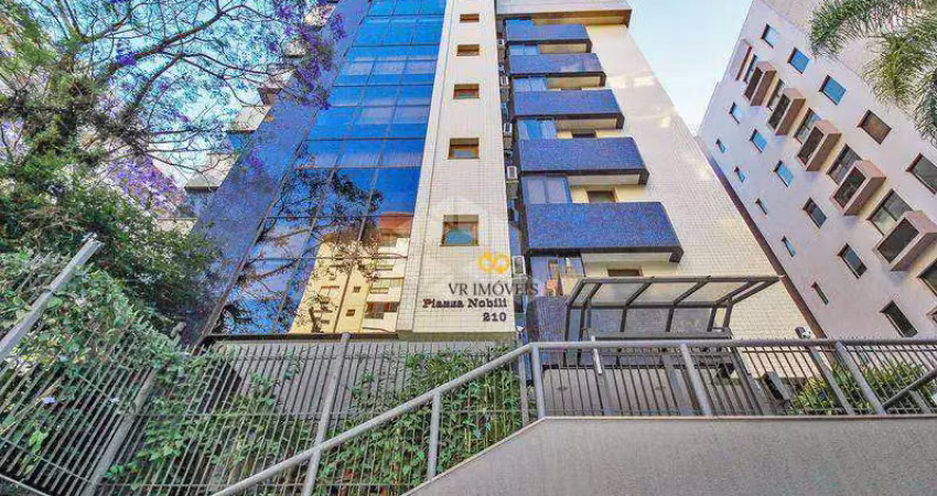 Apartamento com 3 dormitórios para alugar, 163 m² por r$ 9.505/mês - petrópolis - porto alegre/rs
