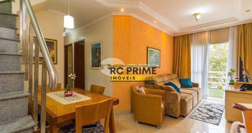 Cobertura à venda, 140 m² por r$ 690.000,00 - rudge ramos - são bernardo do campo/sp