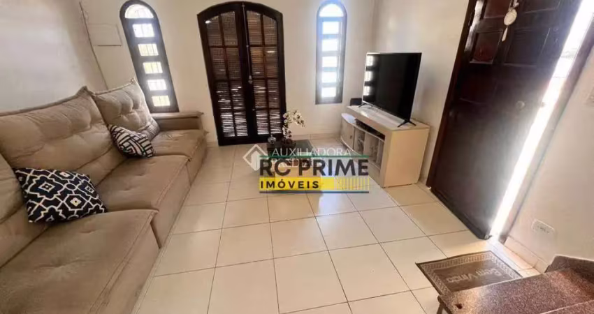 Sobrado com 3 dormitórios à venda, 162 m² por r$ 910.000,00 - vila valparaíso - santo andré/sp
