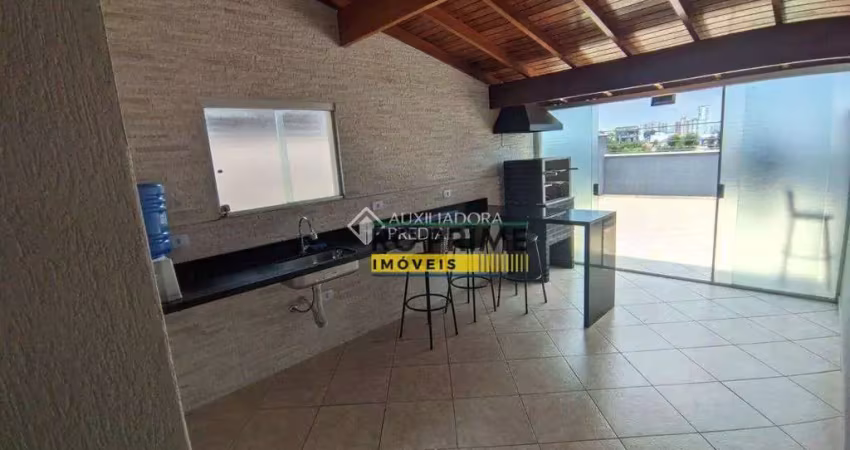 Cobertura com 2 dormitórios à venda, 198 m² por r$ 660.000,00 - vila scarpelli - santo andré/sp