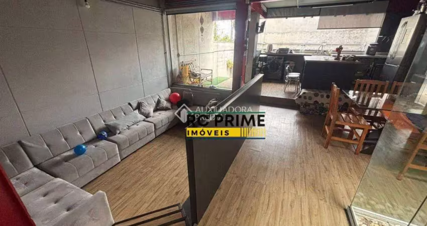 Casa com 1 dormitório à venda, 167 m² por r$ 490.000,00 - jardim santo antônio - santo andré/sp