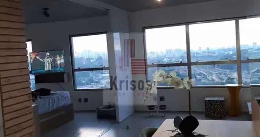 Lindo loft p/ venda ou locação, todo mobiliado, com 70m² no bairro vila leopoldina..