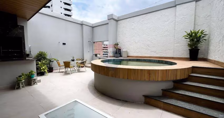 Ed. Luiz Porciúncula, Apto. Duplex, Cobertura com Piscina Privativa, com 4/4, sendo 2 suítes e 2 vagas de garagem, PET, Batista Campos