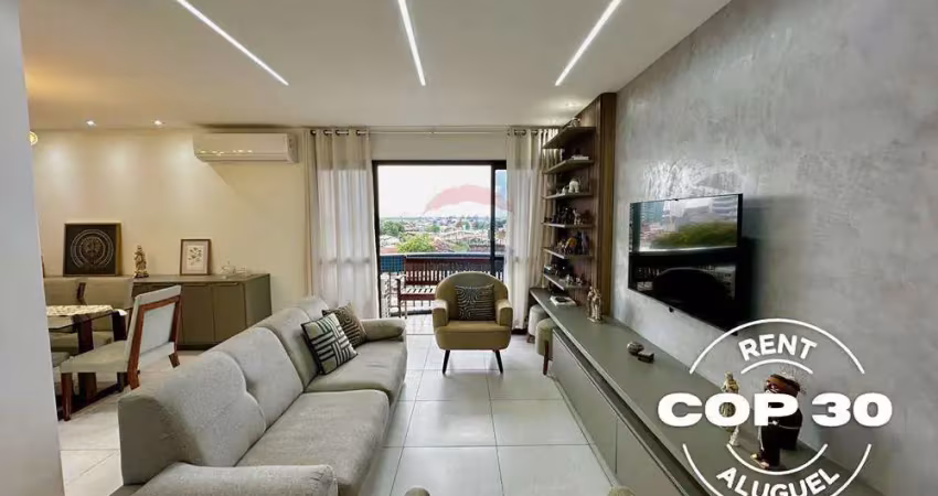 Aluguel cop30 - apartamento no edifício piemonti - 3 quartos (6 pessoas)