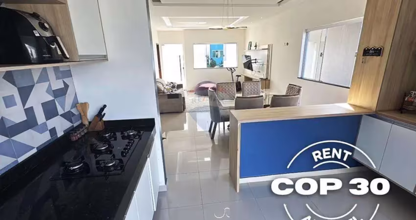 Aluguel cop30 - casa em condomínio fechado - ecos paradise - 3 quartos (6 pessoas)