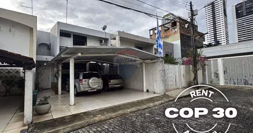 Aluguel cop30 - casa em alameda fechada - 3 quartos (6 pessoas)