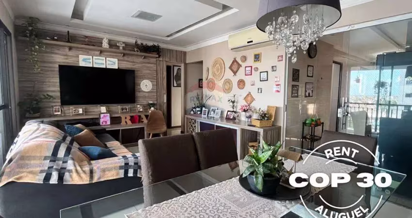 Aluguel cop30 - apartamento condomínio resort parc paradiso - 3 quartos (6 pessoas)
