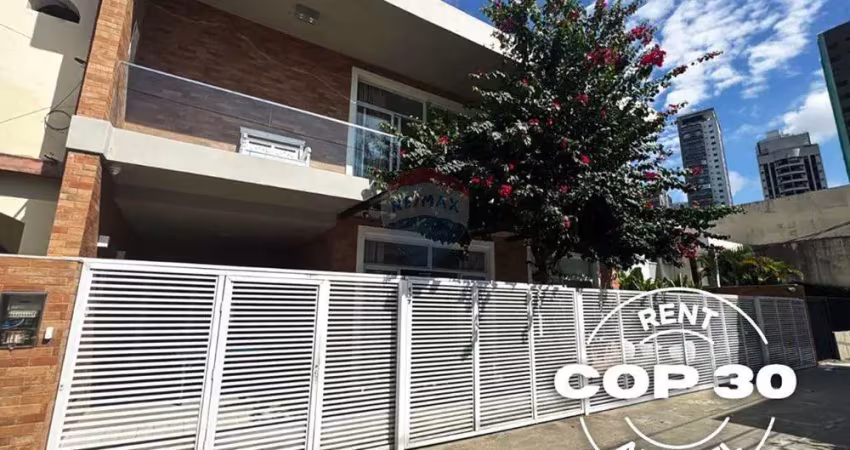 Casa 02 pavimentos,  5 suítes até 10 pessoas, locação - cop30