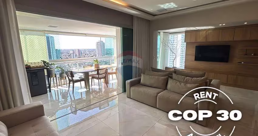 Aluguel cop30 - apartamento no condomínio do edifício san gennaro - 3 suítes (6 pessoas)