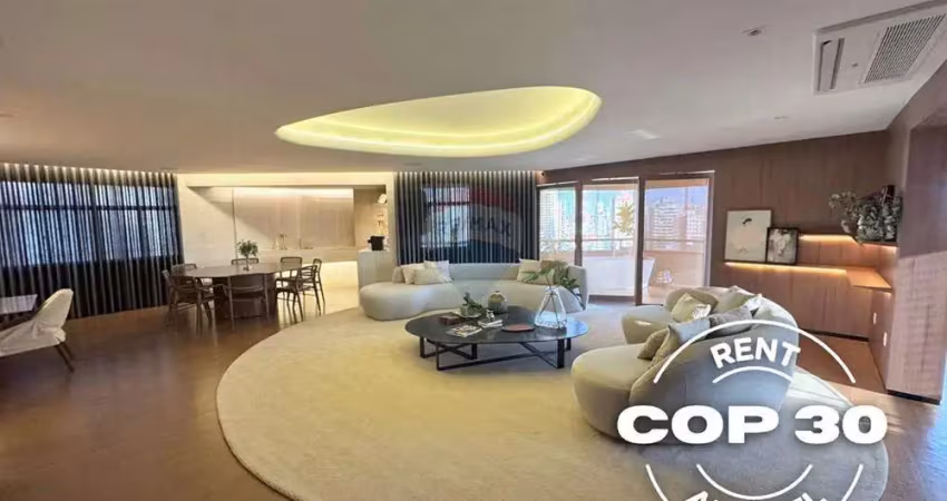 Aluguel cop30 - apartamento no edifício baía do guajará - 4 suítes