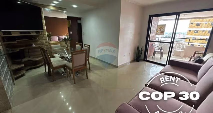 Aluguel cop30 - apartamento no ed. real seasons - 3 quartos (5 pessoas)