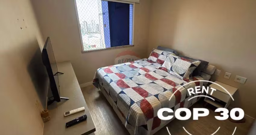 Aluguel cop30 – apartamento no edifício torre parnaso – 2 quartos (3 pessoas)