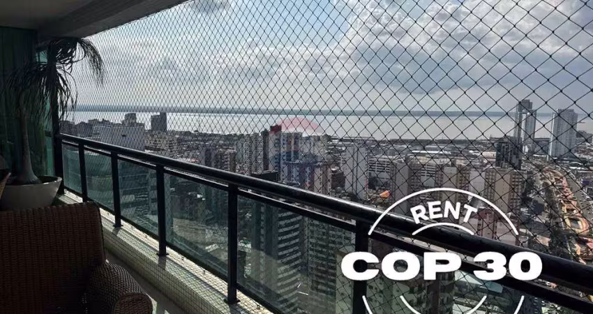 Aluguel cop30 – apartamento no edifício torres de toledo, nazaré
