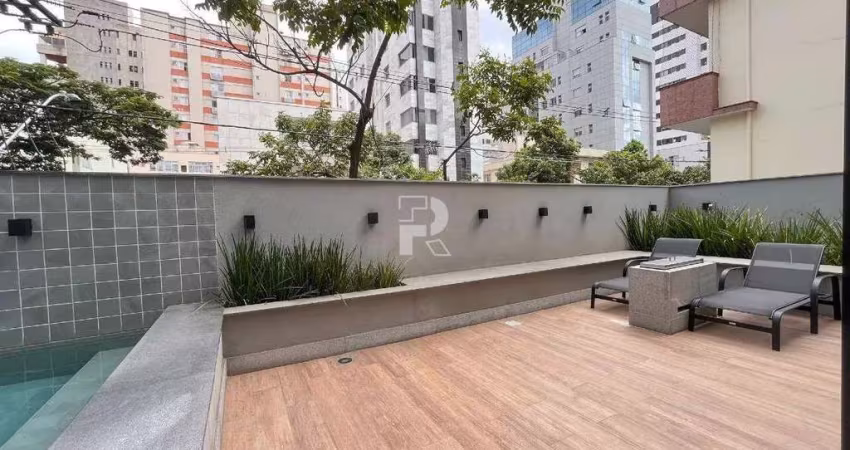 Apartamento com área privativa à venda no Santo Agostinho – 2 quartos, 2 suítes, 2 vagas – 110 m²