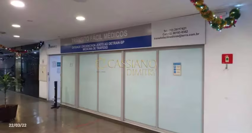 Sala comercial à venda de 78m² | 01 banheiro e 01 vaga de garagem | edifício shopping centro - são josé dos campos |