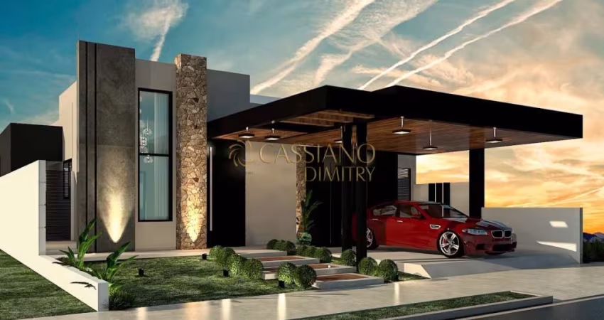 Casa térrea à venda de 170m² | 03 dormitórios sendo 03 suítes e 02 vagas de garagem | Condomínio Reserva Aruanã - Bairro da Floresta | São José dos Campos