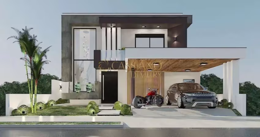 Sobrado à venda de 257,63m² | 03 dormitórios, sendo suítes e 02 vagas de garagem | condomínio reserva aruanã - bairro da floresta | são josé dos campos |
