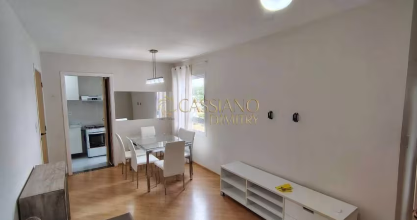Apartamento semi mobiliado à venda de 55m² | 02 dormitórios, 01 banheiro e 02 vagas de garagem | Ed. Colinas do Vale - Jardim Esplanada II | São José dos Campos |