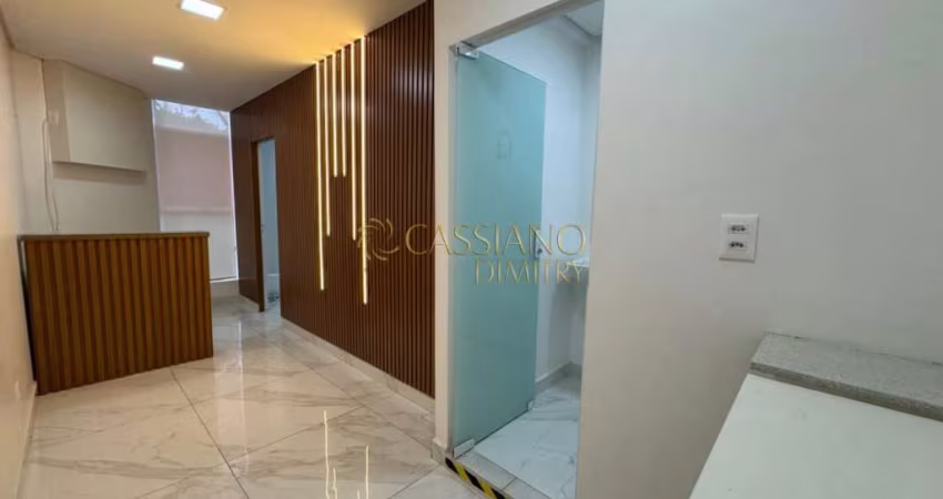 Sala comercial reformada à venda de 35 m² | 02 banheiros e 01 vaga de garagem | Edifício Carlino Rossi - Vila Adyana | São José dos Campos |