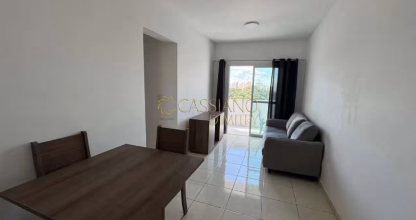 Apartamento mobiliado para locação de 54 m² | 02 dormitórios, 01 banheiro e 01 vaga de garagem | Edifício Varandas do Apolo - Vila Ema | São José dos Campos |