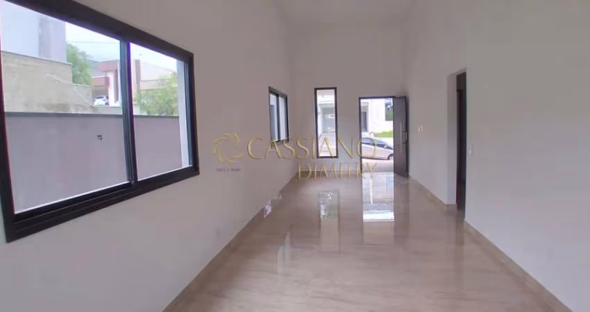 Casa térrea à venda de 145,46m² | Nova em condomínio, 03 dormitórios, sendo 01 suíte com closet e 04 vagas de garagem | Bella Vitta Residencial Fogaça | Jacareí |