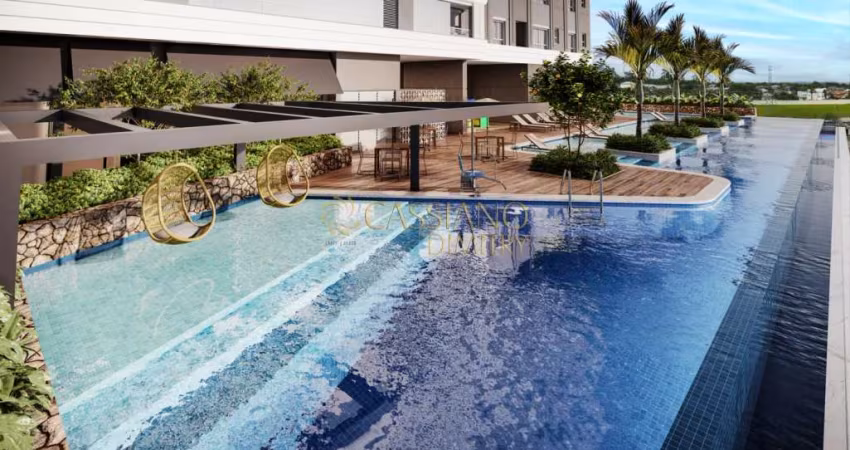 Apartamento à venda de 63,51m² | 02 dormitórios, sendo 01 suíte e 01 vaga e garagem | Kingdom North | Jardim das Colinas | São José dos Campos |