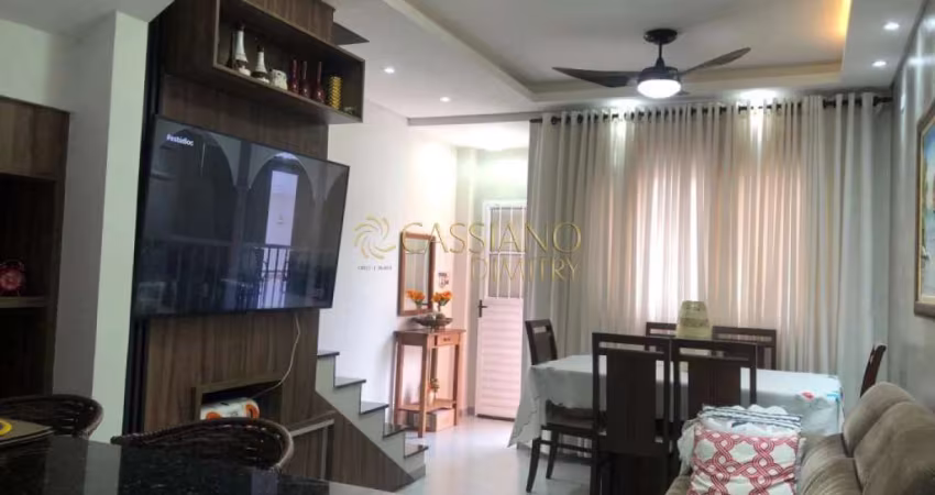 Sobrado novo à venda de 106,25m² | 02 dormitórios sendo 01 suíte e 01 vaga de garagem | Condomínio Jardim do Sol | Caraguatatuba |