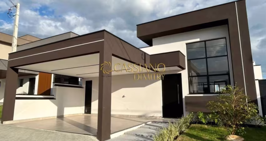 Casa à venda de 158m² | 03 dormitórios, sendo 01 suíte e 02 vagas de garagem | Condomínio Reserva Rudá - Loteamento Floresta | São José dos Campos |